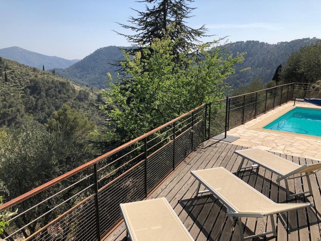 Les Figaires Vila L'Escarene Exterior foto