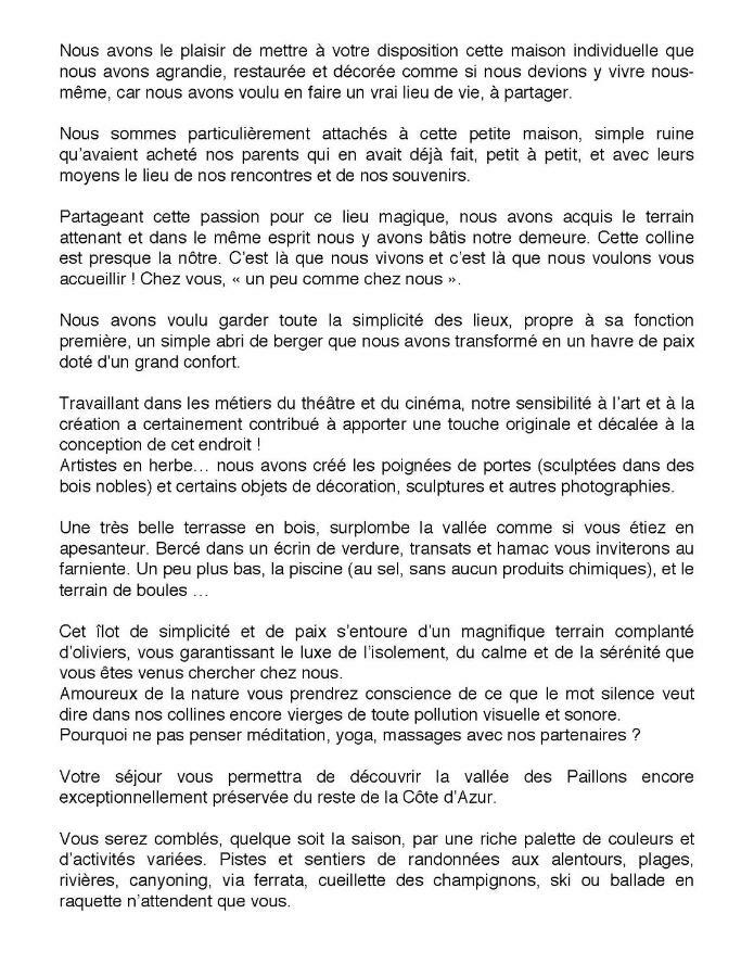 Les Figaires Vila L'Escarene Exterior foto